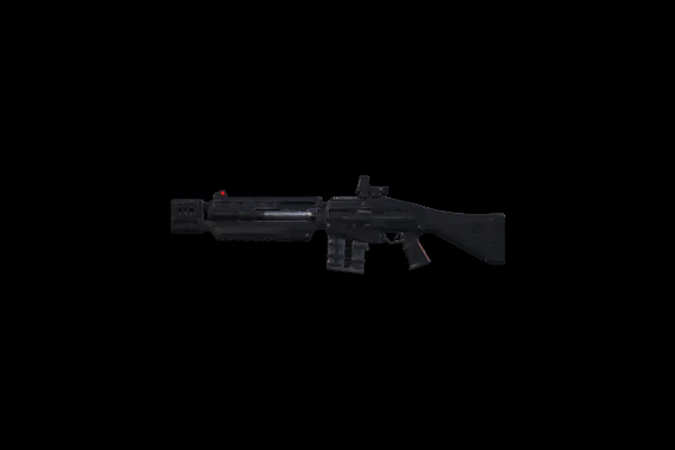 Rampart semi-auto slug shotgun, in-engine render
